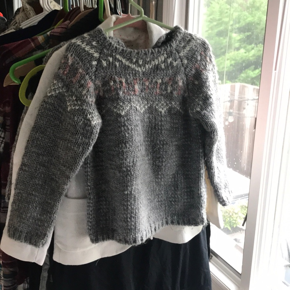 Zara girls chunky knit sweater size 2/3